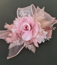 Load image into Gallery viewer, Preserved dusty pink mini roses corsage &amp; buttonhole AB2149 - School formal, prom, graduation
