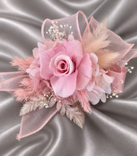 Load image into Gallery viewer, Preserved dusty pink mini roses corsage &amp; buttonhole AB2149 - School formal, prom, graduation
