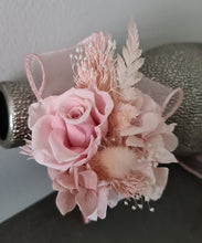 Load image into Gallery viewer, Preserved dusty pink mini roses corsage &amp; buttonhole AB2149 - School formal, prom, graduation
