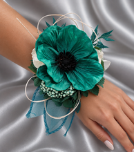 Load image into Gallery viewer, Emerald everlasting flowers corsage &amp; buttonhole AB2151 - School formal, prom, graduation
