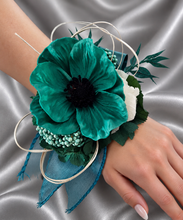 Load image into Gallery viewer, Emerald everlasting flowers corsage &amp; buttonhole AB2151 - School formal, prom, graduation
