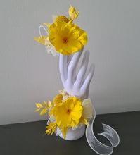 Load image into Gallery viewer, Yellow real touch anemone preserved flowers corsage &amp; buttonhole AB2160 - School formal, prom, graduation
