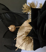 Load image into Gallery viewer, Black &amp; gold everlasting flowers corsage AB2167 - School formal, prom, graduation
