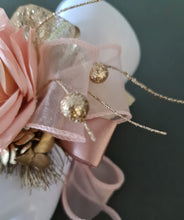 Load image into Gallery viewer, Blush &amp; gold everlasting flowers corsage AB2175 - School formal, prom, graduation
