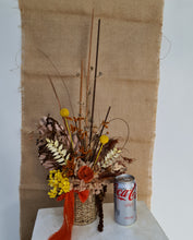 Load image into Gallery viewer, Rustic style flower arrangement with terracotta preserved peony – CAB2187
