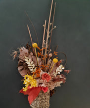 Load image into Gallery viewer, Rustic style flower arrangement with terracotta preserved peony – CAB2187

