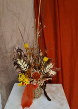 Load image into Gallery viewer, Rustic style flower arrangement with terracotta preserved peony – CAB2187
