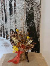 Load image into Gallery viewer, Rustic style flower arrangement with terracotta preserved peony – CAB2187
