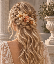 Load image into Gallery viewer, Rustic preserved flowers comb AB2206 – wedding, maternity photoshoot, hen’s party, event
