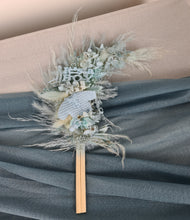 Load image into Gallery viewer, Its a Boy Preserved flowers blue Cake Topper
