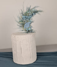 Load image into Gallery viewer, Its a Boy Preserved flowers blue Cake Topper
