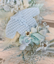 Load image into Gallery viewer, Its a Boy Preserved flowers blue Cake Topper
