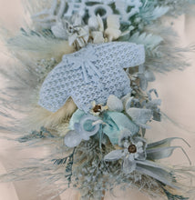 Load image into Gallery viewer, Its a Boy Preserved flowers blue Cake Topper
