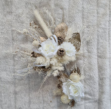 Load image into Gallery viewer, Double cake topper in champagne gold &amp; neutral colours
