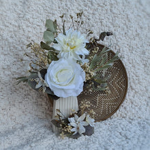 Load image into Gallery viewer, Double cake topper &amp; soft green and neutral colours
