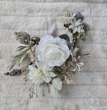 Load image into Gallery viewer, Double cake topper &amp; soft green and neutral colours
