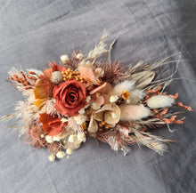 Load image into Gallery viewer, Rustic Style Everlasting flowers shoulder corsage - Rustic Terracotta
