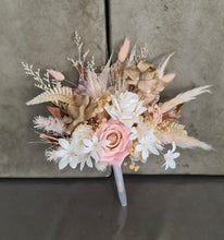Load image into Gallery viewer, Wedding Cake topper in blush &amp; champagne gold tones
