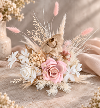 Load image into Gallery viewer, Mr &amp; Mrs Floral Cake topper - blush
