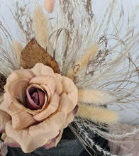 Load image into Gallery viewer, Peach blush Everlasting flowers cake topper
