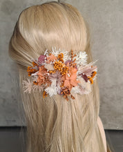 Load image into Gallery viewer, Preserved everlasting flowers hair pin / clip in rustic style
