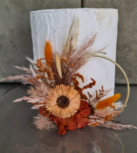 Load image into Gallery viewer, Rustic everlasting flowers cake hoop topper - 5 inch
