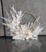 Load image into Gallery viewer, Boho everlasting flowers cake hoop topper - 5 inch
