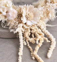 Load image into Gallery viewer, Boho deco Everlasting flowers wall mirror
