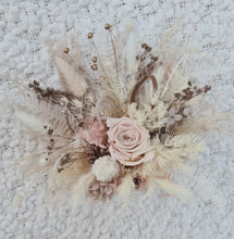 Load image into Gallery viewer, Double Everlasting preserved flowers cake topper - blush
