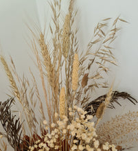 Load image into Gallery viewer, Autumn colours everlasting flowers in clay pot
