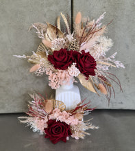 Load image into Gallery viewer, Everlasting flowers cake topper x 2 - burgundy
