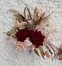 Load image into Gallery viewer, Everlasting flowers cake topper x 2 - burgundy
