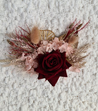 Load image into Gallery viewer, Everlasting flowers cake topper x 2 - burgundy
