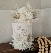 Load image into Gallery viewer, Everlasting flowers cake topper x 2 – off white &amp; gold
