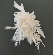 Load image into Gallery viewer, Everlasting flowers school formal / prom set – corsage, buttonhole &amp; hair flowers
