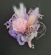 Load image into Gallery viewer, Groom&#39;s mini preserved rose - Pink &amp; Purple
