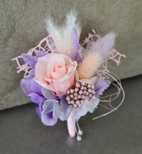Load image into Gallery viewer, Groom&#39;s mini preserved rose - Pink &amp; Purple
