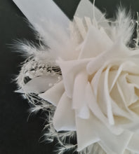 Load image into Gallery viewer, Everlasting flowers white corsage - school formal
