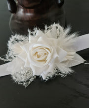 Load image into Gallery viewer, Everlasting flowers white corsage - school formal
