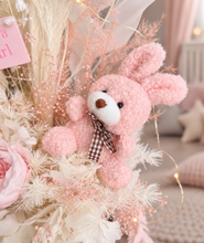 Load image into Gallery viewer, Pastel pink baby girl preserved flower arrangement w lights
