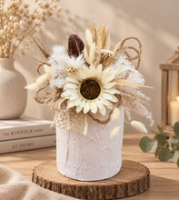 Load image into Gallery viewer, Everlasting flowers Sunflower cake topper - Neutral

