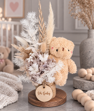 Load image into Gallery viewer, Gorgeous everlasting flowers boho OH BABY mini flowers with bear
