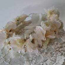 Load image into Gallery viewer, Boho everlasting flowers crown – wedding, maternity photoshoot
