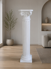 Load image into Gallery viewer, White Roman plinth 1.2m - HIRE ONLY
