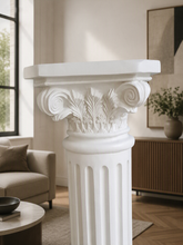 Load image into Gallery viewer, White Roman plinth 1.2m - HIRE ONLY
