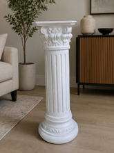 Load image into Gallery viewer, White Roman Plinth 0.9m – HIRE ONLY
