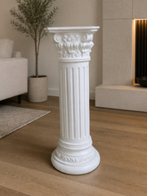 Load image into Gallery viewer, White Roman Plinth 0.9m – HIRE ONLY
