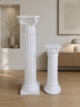 Load image into Gallery viewer, White Roman Plinth 0.9m – HIRE ONLY
