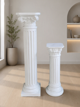 Load image into Gallery viewer, White Roman Plinth 0.9m – HIRE ONLY
