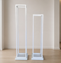 Load image into Gallery viewer, White Wooden Stands - HIRE ONLY
